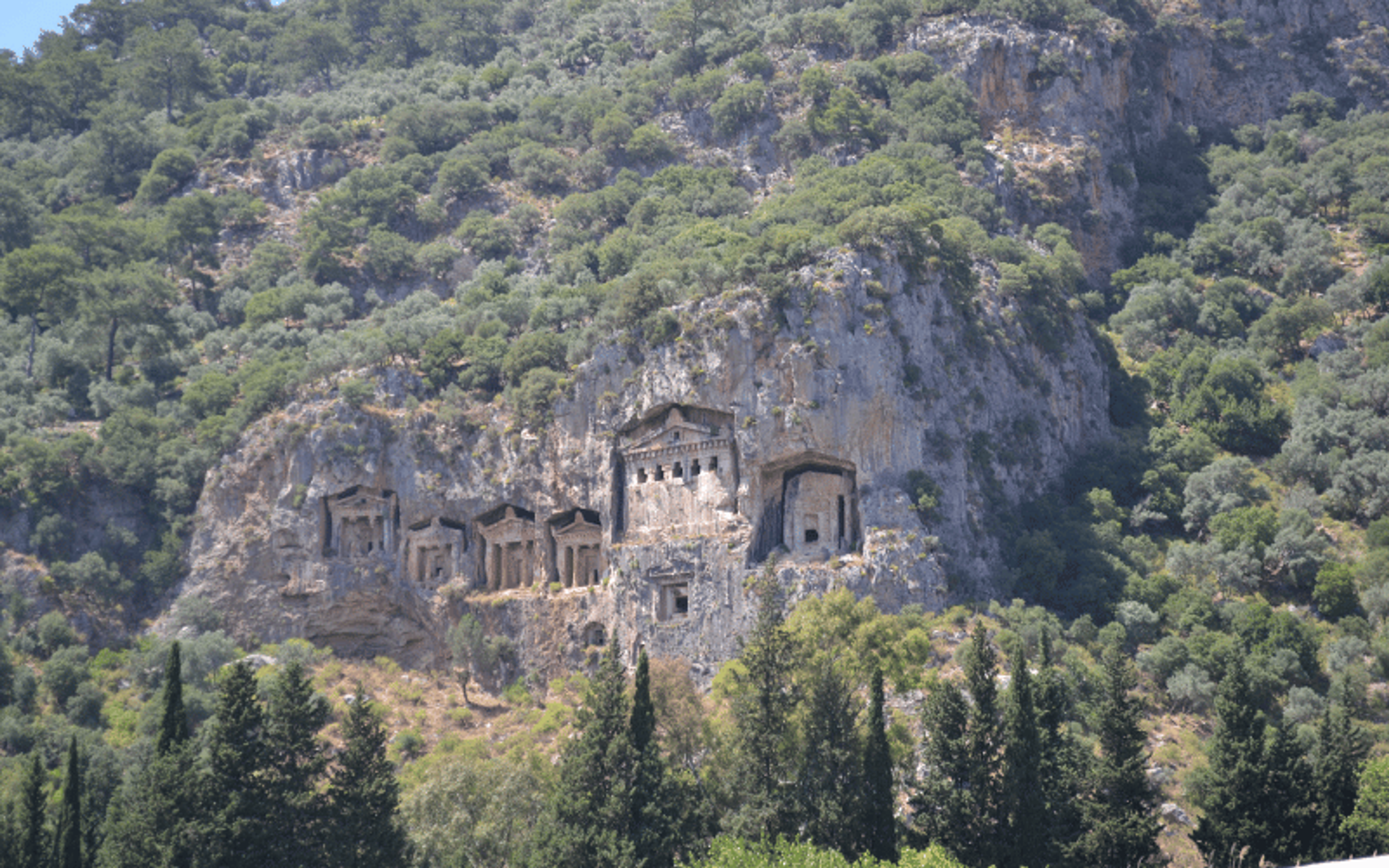 Lycian tombs